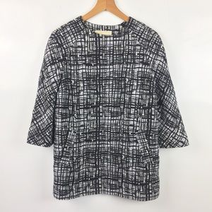 Michael Kors Grid print Tunic Top